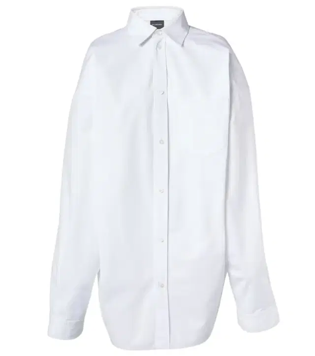 Oversized cotton poplin shirt