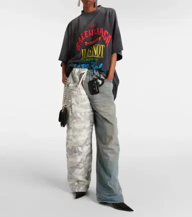 Balenciaga Not Been Done cotton jersey T-shirt | Thumbnail 2