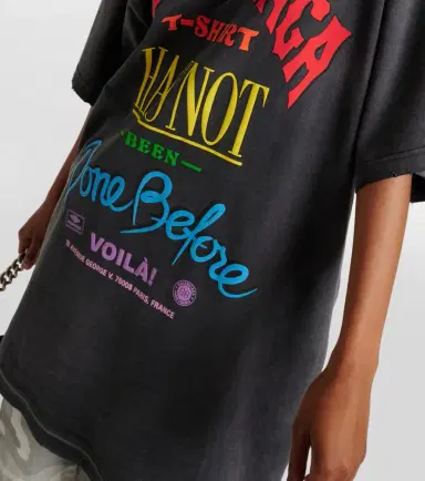 Balenciaga Not Been Done cotton jersey T-shirt | Thumbnail 3