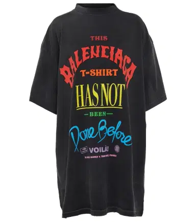 Balenciaga Not Been Done cotton jersey T-shirt | Thumbnail 1