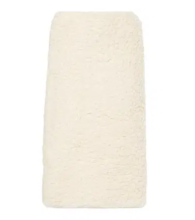 Jil Sander Cotton fleece midi skirt | Thumbnail 1