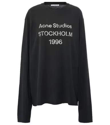 Acne Studios Logo cotton-blend T-shirt | Thumbnail 1