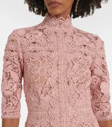 Costarellos Floral lace gown | Thumbnail 5