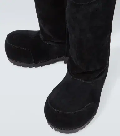 Balenciaga Alaska Fur High suede boots | Thumbnail 4