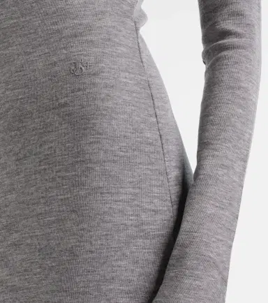 Jil Sander Virgin wool midi dress | Thumbnail 5