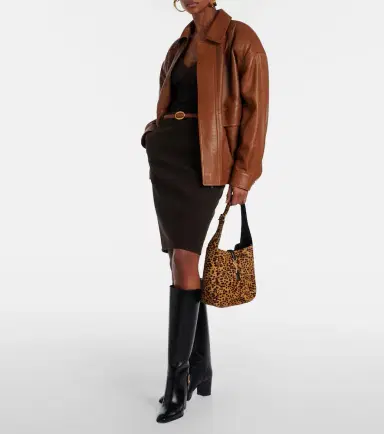 Saint Laurent Le 5 à 7 Small leather shoulder bag | Thumbnail 2