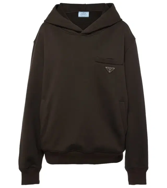 Oversized cotton hoodie