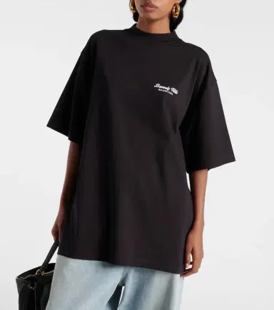 Balenciaga Printed cotton jersey T-shirt | Thumbnail 3