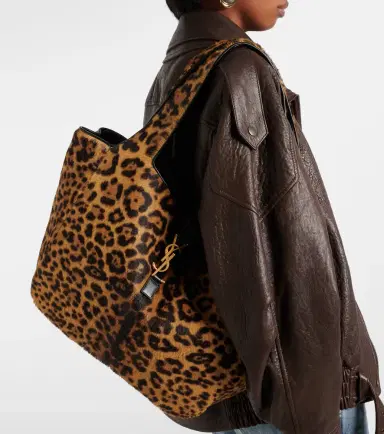 Saint Laurent Le 5 À 7 Bea leopard-print shoulder bag | Thumbnail 5