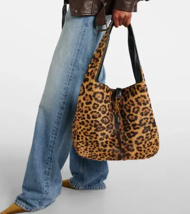 Saint Laurent Le 5 À 7 Bea leopard-print shoulder bag | Thumbnail 6