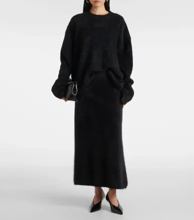 Lisa Yang Asta cashmere midi skirt | Thumbnail 5