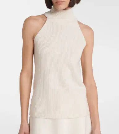 Lisa Yang Freya knitted cashmere tank top | Thumbnail 5 Lisa Yang Freya knitted cashmere tank top | Thumbnail 5