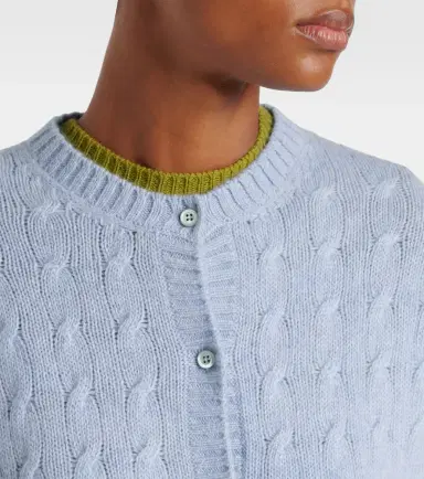 Prada Re-Cashmere cable-knit cardigan | Thumbnail 3