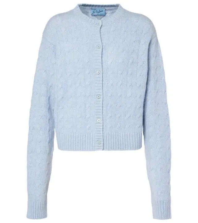 Re-Cashmere cable-knit cardigan