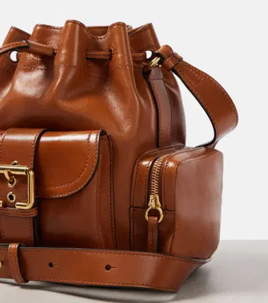 Chloé Chloé Camera leather bucket bag | Thumbnail 3 Chloé Chloé Camera leather bucket bag | Thumbnail 3