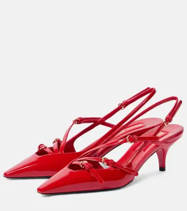Miu Miu Patent leather slingback pumps | Thumbnail 3