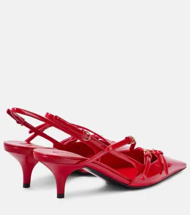Miu Miu Patent leather slingback pumps | Thumbnail 4