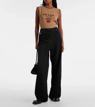 Prada High-rise wide-leg jeans | Thumbnail 5 Prada High-rise wide-leg jeans | Thumbnail 5