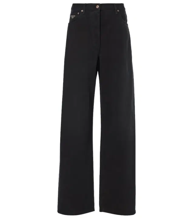 High-rise wide-leg jeans