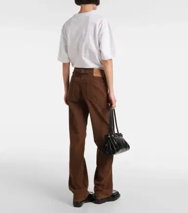 Prada Cotton corduroy wide-leg pants | Thumbnail 6 Prada Cotton corduroy wide-leg pants | Thumbnail 6