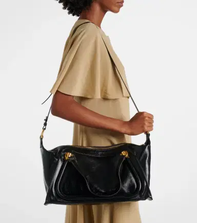 Chloé Chloé Paraty 24 Medium leather shoulder bag | Thumbnail 5