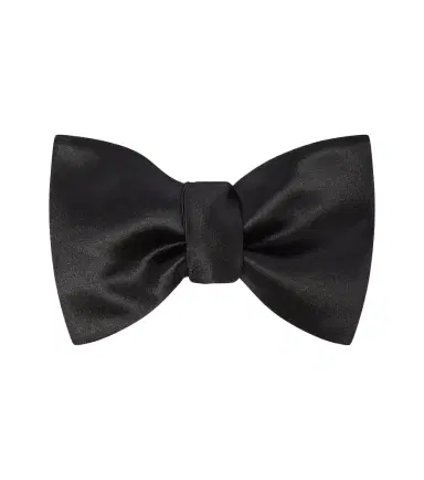 Brunello Cucinelli Silk and cotton satin bow tie | Thumbnail 1