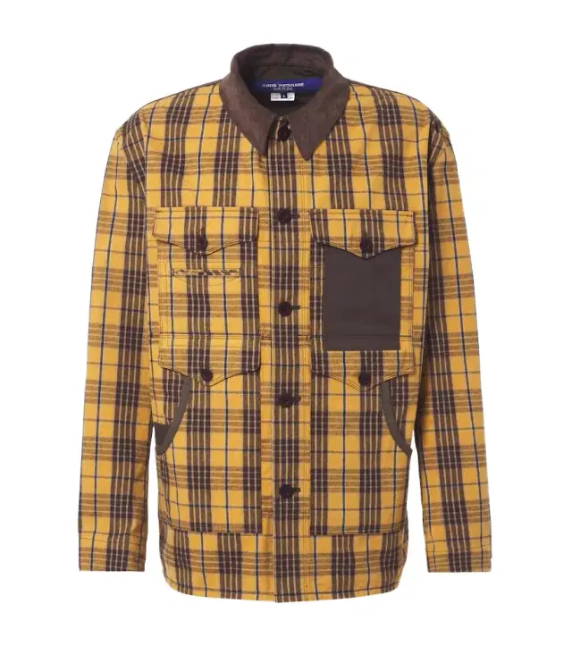 Junya Watanabe Checked cotton flannel jacket