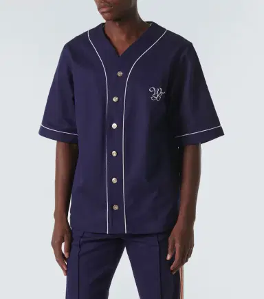 Wales Bonner Freestyle logo cotton drill shirt | Thumbnail 2 Wales Bonner Freestyle logo cotton drill shirt | Thumbnail 2