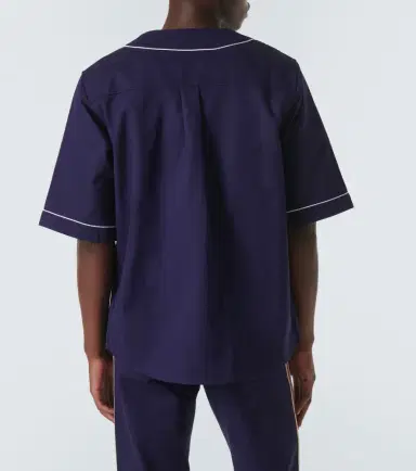 Wales Bonner Freestyle logo cotton drill shirt | Thumbnail 4 Wales Bonner Freestyle logo cotton drill shirt | Thumbnail 4