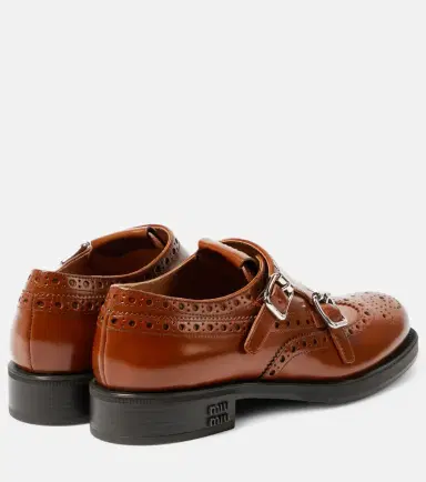 Miu Miu x Church's Double Monk leather brogues | Thumbnail 3