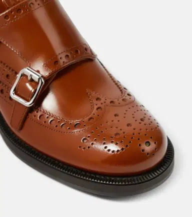 Miu Miu x Church's Double Monk leather brogues | Thumbnail 4
