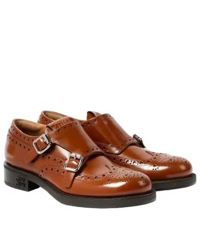 x Church's Double Monk leather brogues