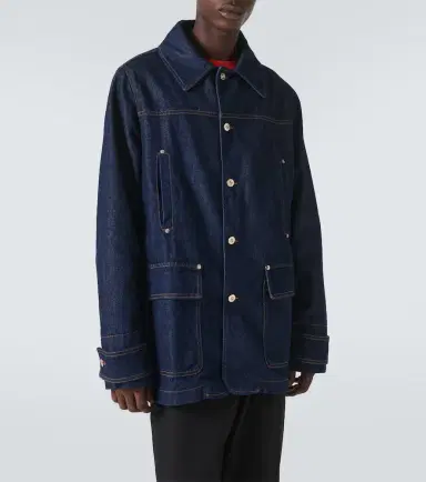 Wales Bonner Shadow denim jacket | Thumbnail 2 Wales Bonner Shadow denim jacket | Thumbnail 2