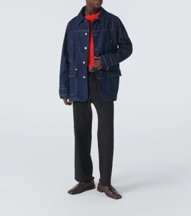 Wales Bonner Shadow denim jacket | Thumbnail 3 Wales Bonner Shadow denim jacket | Thumbnail 3