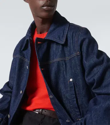 Wales Bonner Shadow denim jacket | Thumbnail 6 Wales Bonner Shadow denim jacket | Thumbnail 6