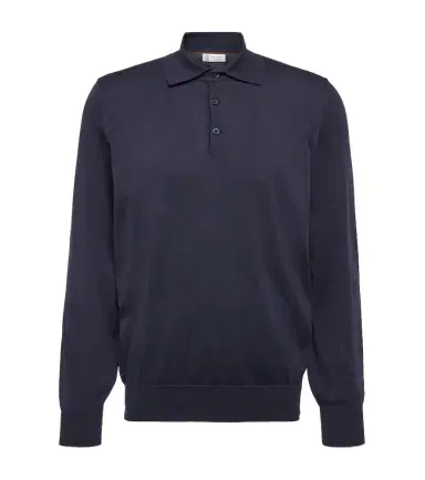 Brunello Cucinelli Cotton polo sweater | Thumbnail 1 Brunello Cucinelli Cotton polo sweater | Thumbnail 1