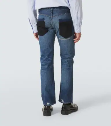 Junya Watanabe Distressed straight jeans | Thumbnail 2 Junya Watanabe Distressed straight jeans | Thumbnail 2