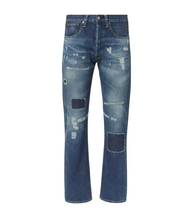 Junya Watanabe Distressed straight jeans