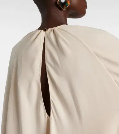 Tom Ford Asymmetric silk-blend cady kaftan | Thumbnail 3