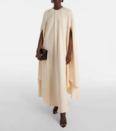 Tom Ford Asymmetric silk-blend cady kaftan | Thumbnail 7