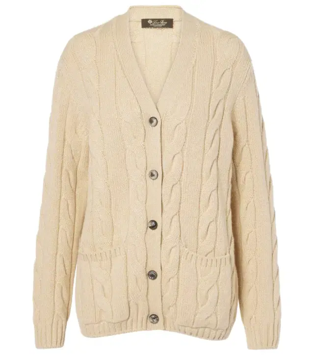 Loro Piana Napier cashmere cardigan
