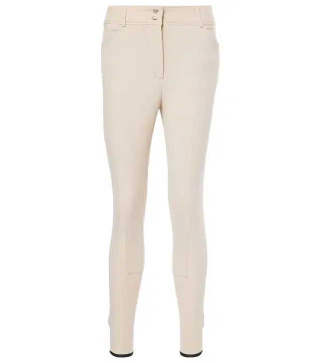 Loro Piana Doris cotton-blend twill slim pants