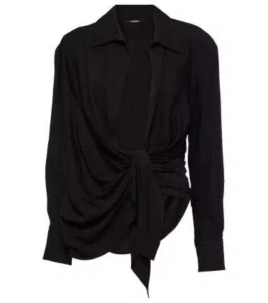 Jacquemus La Chemise Bahia tie-detail top | Thumbnail 1 Jacquemus La Chemise Bahia tie-detail top | Thumbnail 1