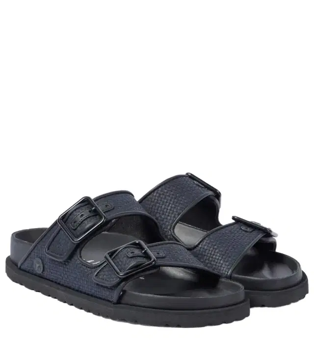 Birkenstock 1774 Arizona Luxe raffia sandals