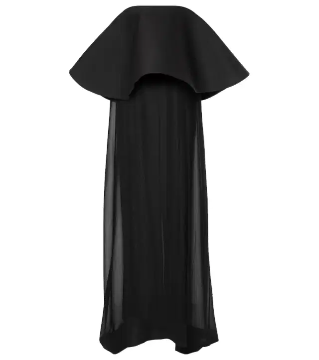 Jacquemus La Robe Vela wool and silk maxi dress