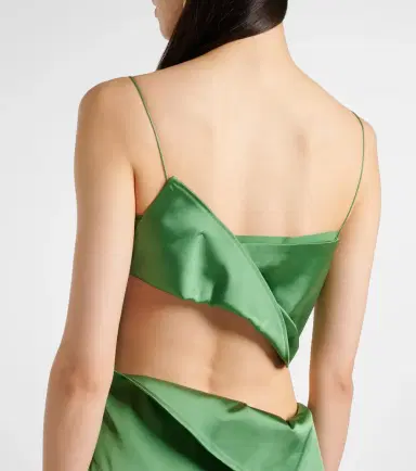 Jacquemus Elica satin minidress | Thumbnail 3