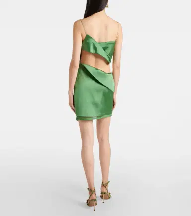 Jacquemus Elica satin minidress | Thumbnail 4