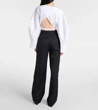 Jacquemus La Chemise Barco cotton shirt | Thumbnail 5