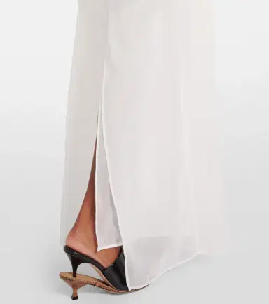Jacquemus Peplo jersey and muslin maxi dress | Thumbnail 2 Jacquemus Peplo jersey and muslin maxi dress | Thumbnail 2