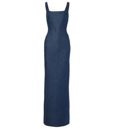 Jacquemus La Robe De-Nîmes Spoglio denim bustier dress | Thumbnail 1